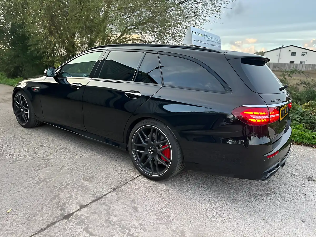 Used 2022 Mercedes-Benz E Class AMG S Black - Interior and Exterior details 8