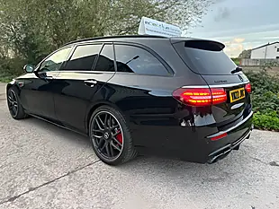 Used 2022 Mercedes-Benz E Class AMG S Black - Interior and Exterior details 9
