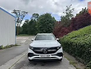 Used 2022 Mercedes-Benz Eqb AMG Line White - Interior and Exterior details 13