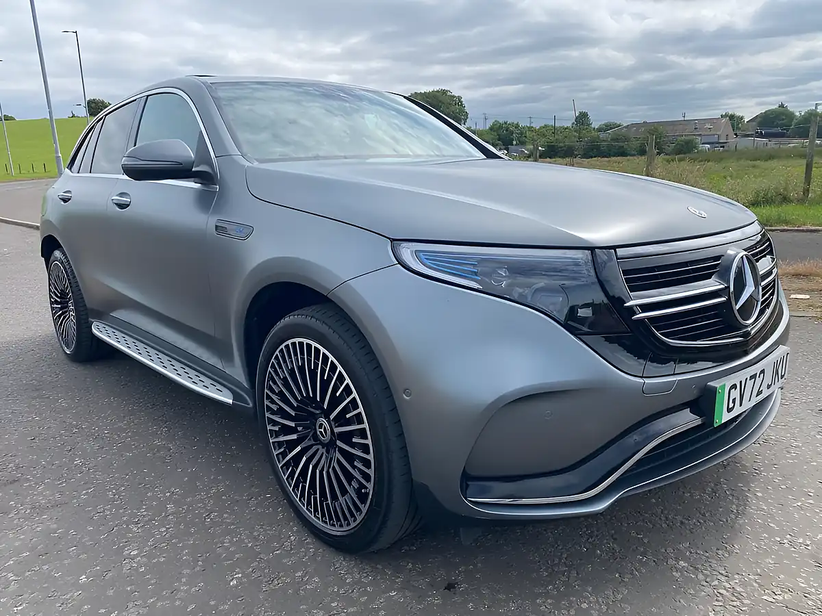 Used 2022 Mercedes-Benz Eqc AMG Line (premium) Grey - Front View