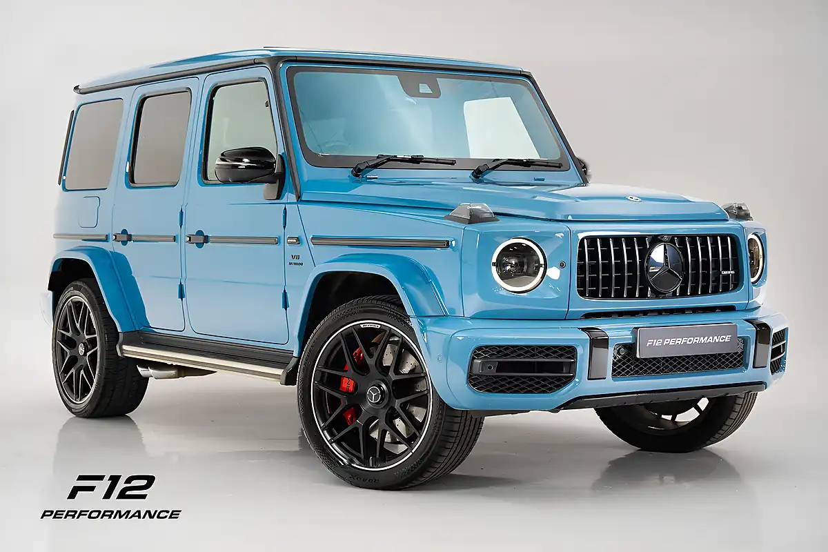 Used 2022 Mercedes-Benz G Class G63 Blue - Front View