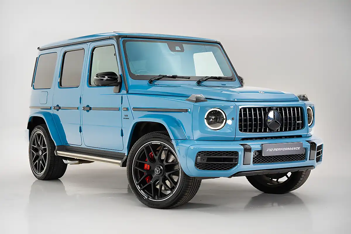 Used 2022 Mercedes-Benz G Class G63 Blue - Interior and Exterior details 19