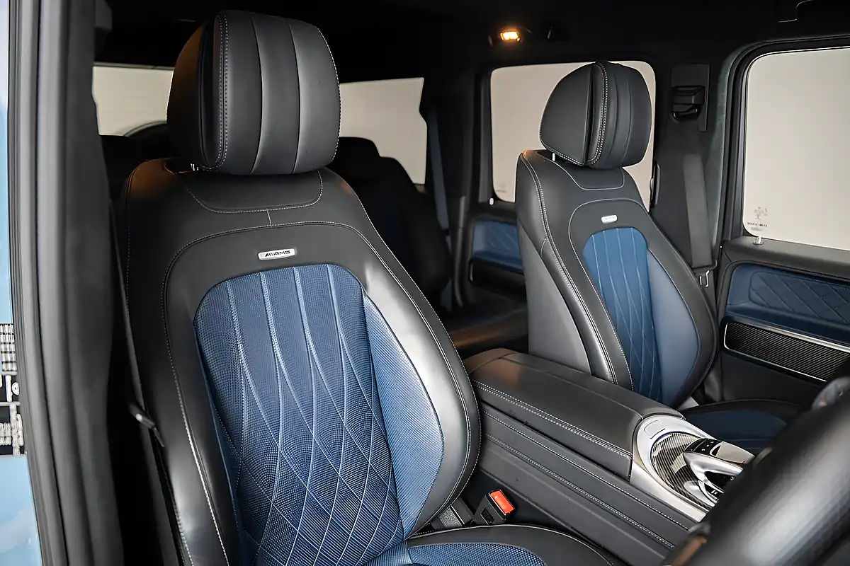 Used 2022 Mercedes-Benz G Class G63 Blue - Interior and Exterior details 2