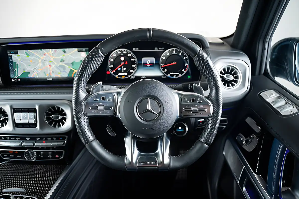 Used 2022 Mercedes-Benz G Class G63 Blue - Interior and Exterior details 4