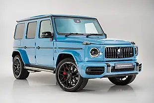 Used 2022 Mercedes-Benz G Class G63 Blue - Interior and Exterior details 5