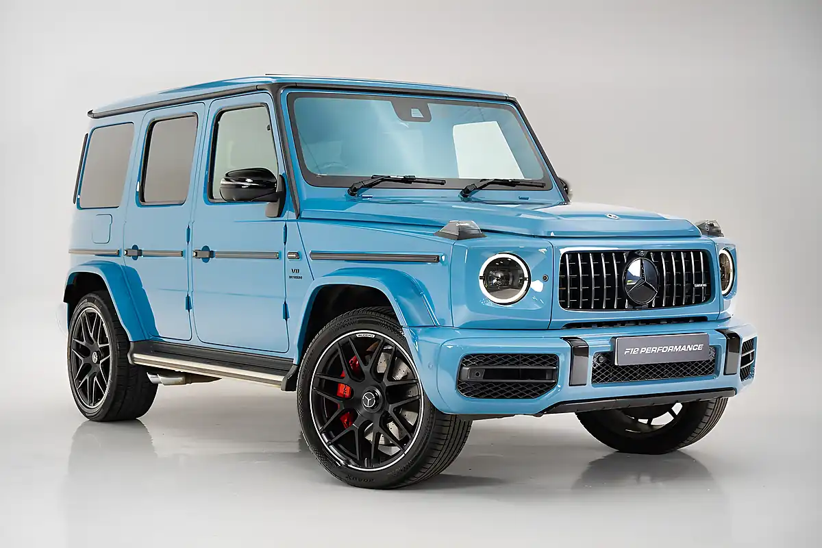 Used 2022 Mercedes-Benz G Class G63 Blue - Interior and Exterior details 5