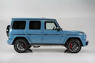 Used 2022 Mercedes-Benz G Class G63 Blue - Interior and Exterior details 6
