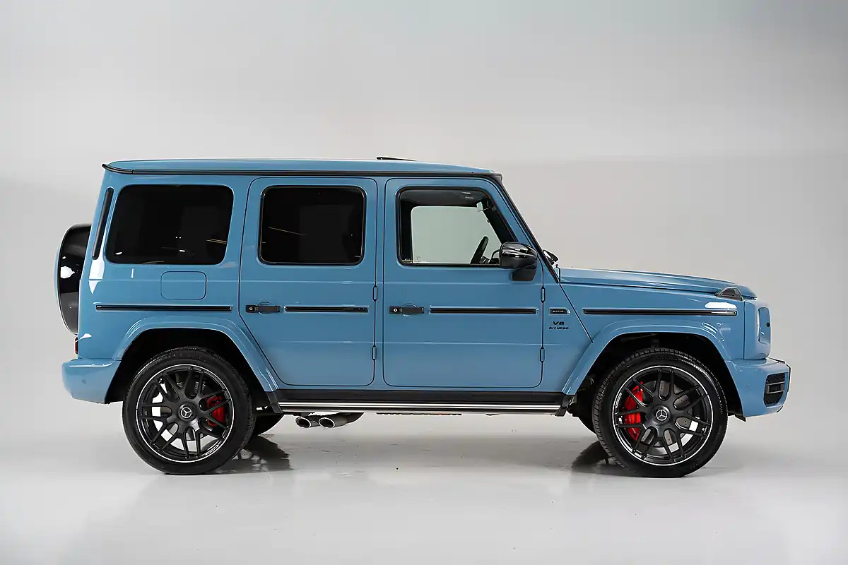 Used 2022 Mercedes-Benz G Class G63 Blue - Interior and Exterior details 6