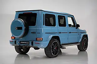 Used 2022 Mercedes-Benz G Class G63 Blue - Interior and Exterior details 7