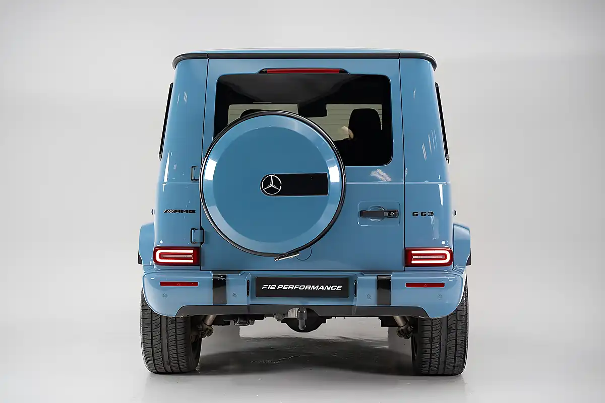 Used 2022 Mercedes-Benz G Class G63 Blue - Interior and Exterior details 8