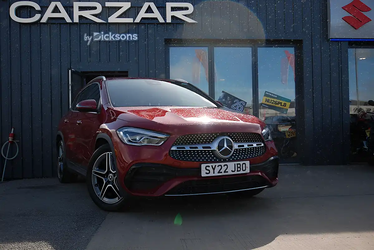 Used 2022 Mercedes-Benz Gla AMG Line (premium) Red - Front View