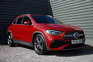 Used 2022 Mercedes-Benz Gla AMG Line (premium) Red - Interior and Exterior details 2