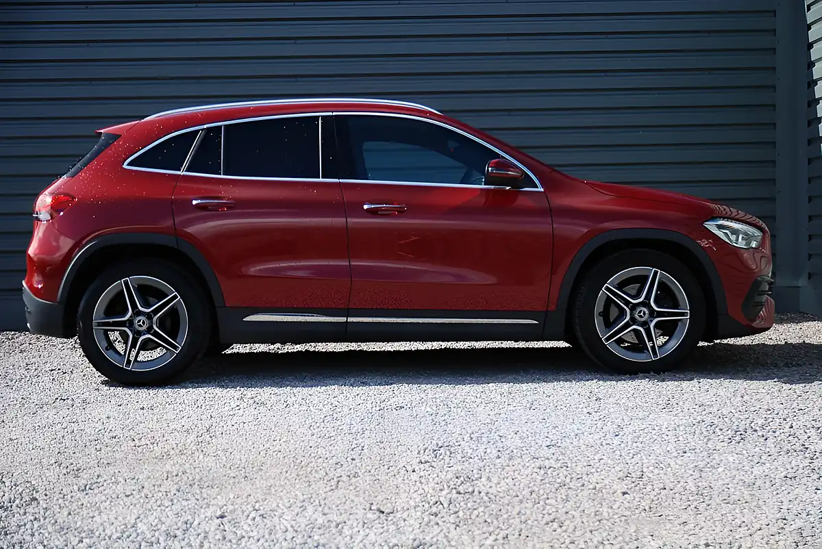 Used 2022 Mercedes-Benz Gla AMG Line (premium) Red - Interior and Exterior details 4