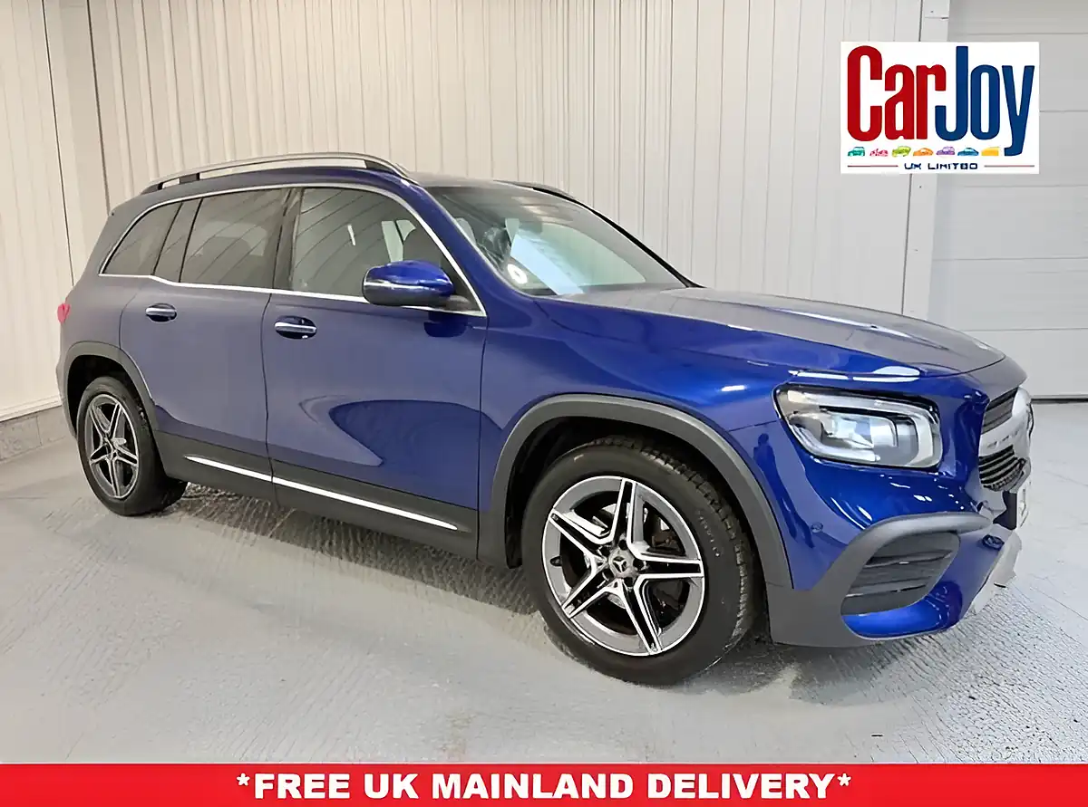 Used 2022 Mercedes-Benz Glb AMG Line (premium) Galaxy Blue - Front View