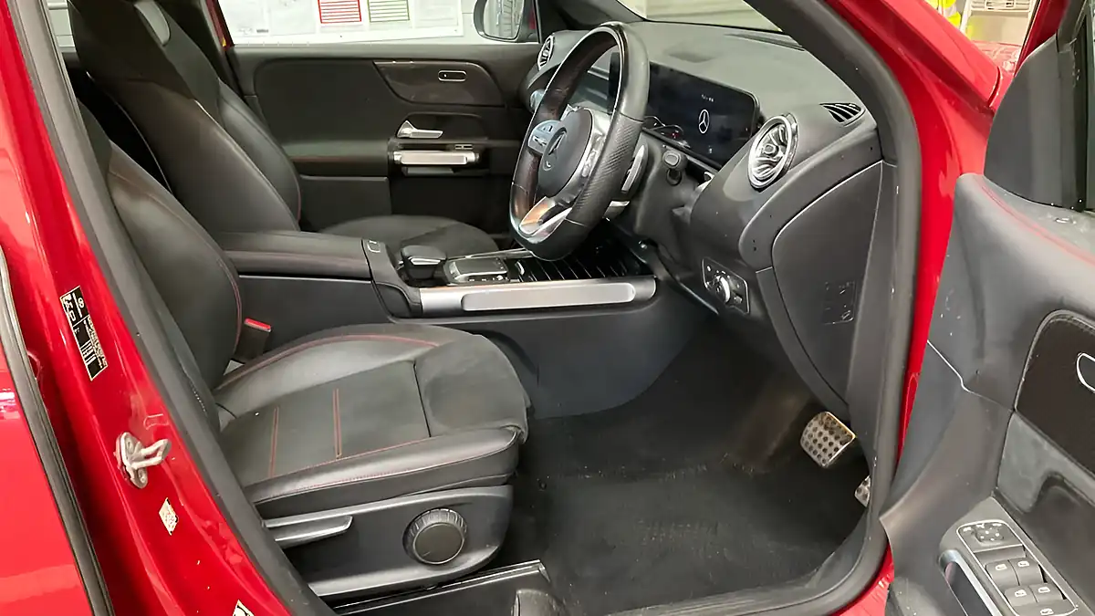 Used 2022 Mercedes-Benz Glb AMG Line (premium) Red - Interior and Exterior details 10