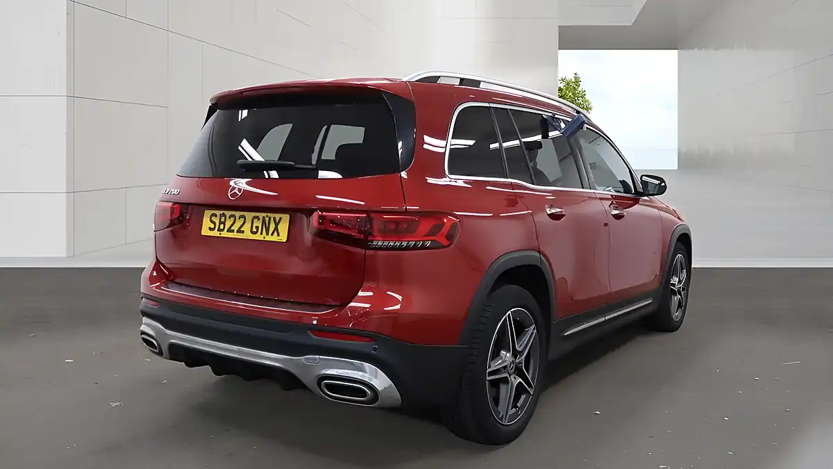 Used 2022 Mercedes-Benz Glb AMG Line (premium) Red - Interior and Exterior details 2