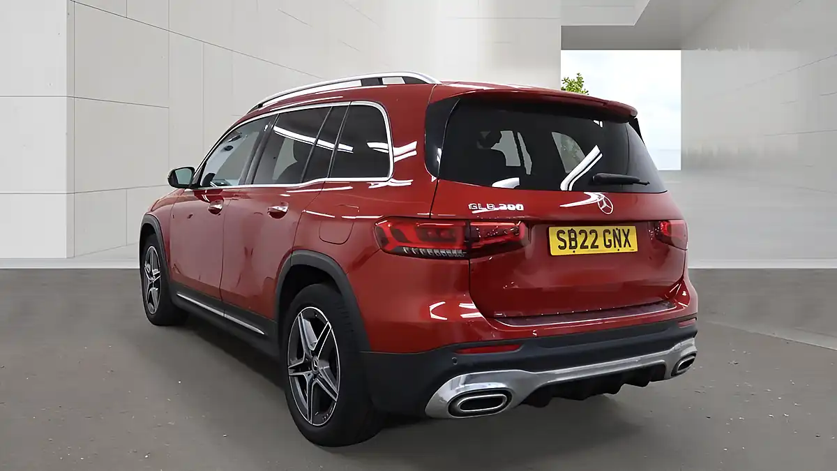 Used 2022 Mercedes-Benz Glb AMG Line (premium) Red - Interior and Exterior details 3