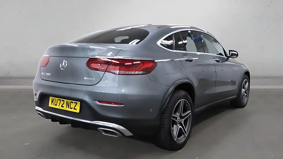 Used 2022 Mercedes-Benz Glc AMG Line Coupe Grey - Interior and Exterior details 2