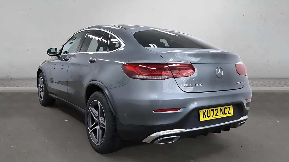 Used 2022 Mercedes-Benz Glc AMG Line Coupe Grey - Interior and Exterior details 3