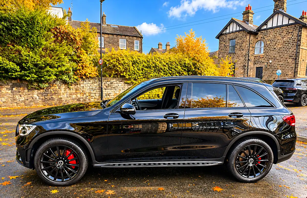 Used 2022 Mercedes-Benz Glc AMG Line Premium Obsidian Black - Interior and Exterior details 5