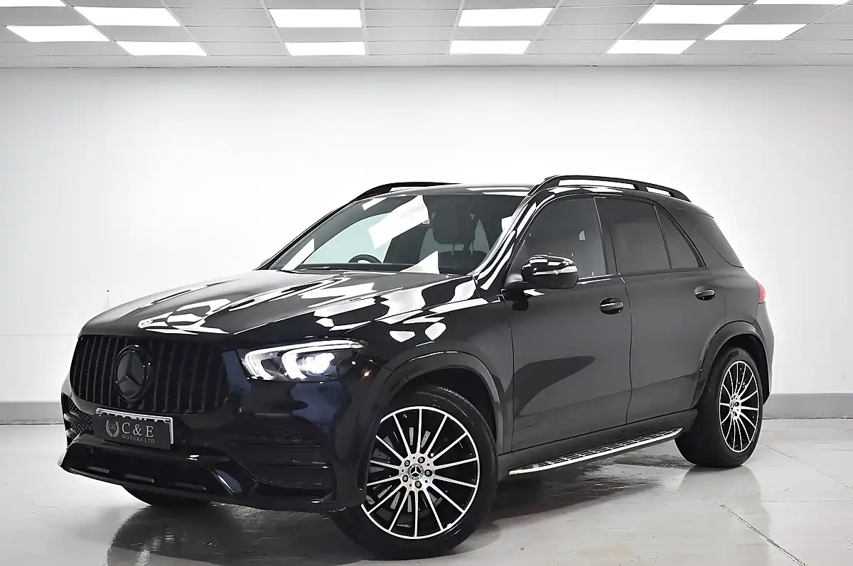 Used 2022 Mercedes-Benz Gle AMG Line Black - Front View