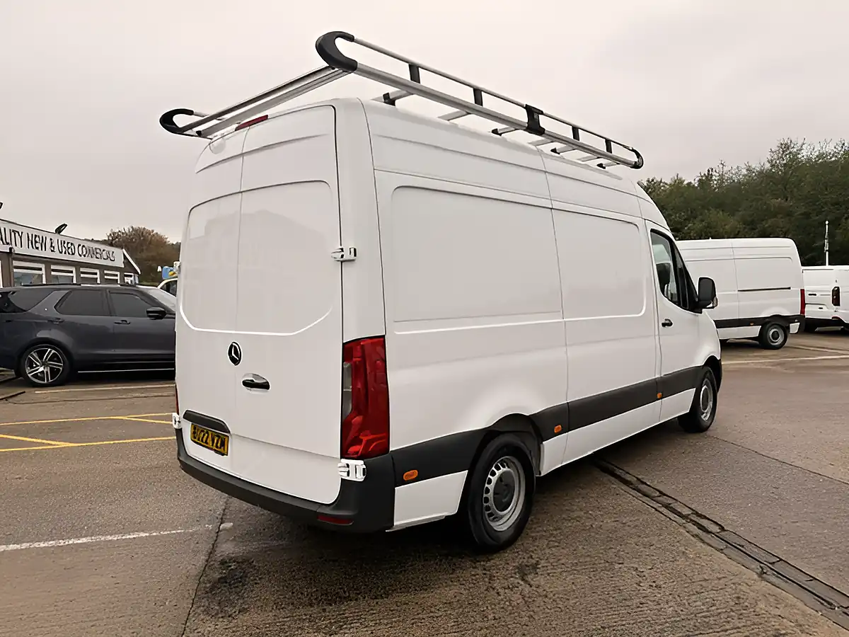 Used 2022 Mercedes-Benz Sprinter L2 H2 Mwb High Roof White - Interior and Exterior details 3
