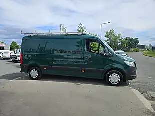 Used 2022 Mercedes-Benz Sprinter Premium Green - Interior and Exterior details 2