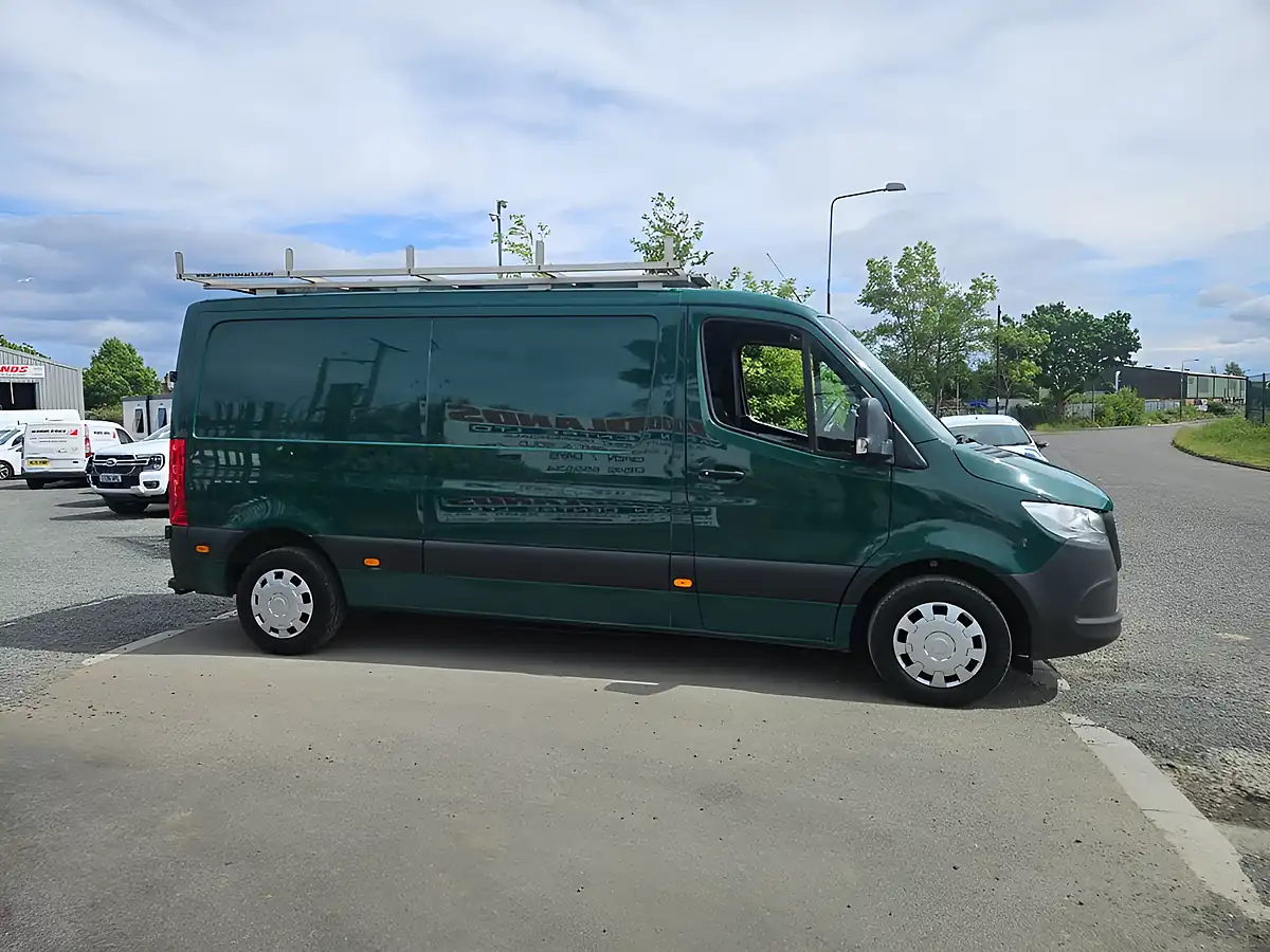 Used 2022 Mercedes-Benz Sprinter Premium Green - Interior and Exterior details 2