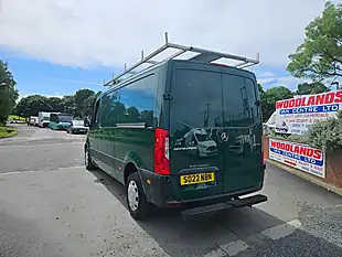 Used 2022 Mercedes-Benz Sprinter Premium Green - Interior and Exterior details 6
