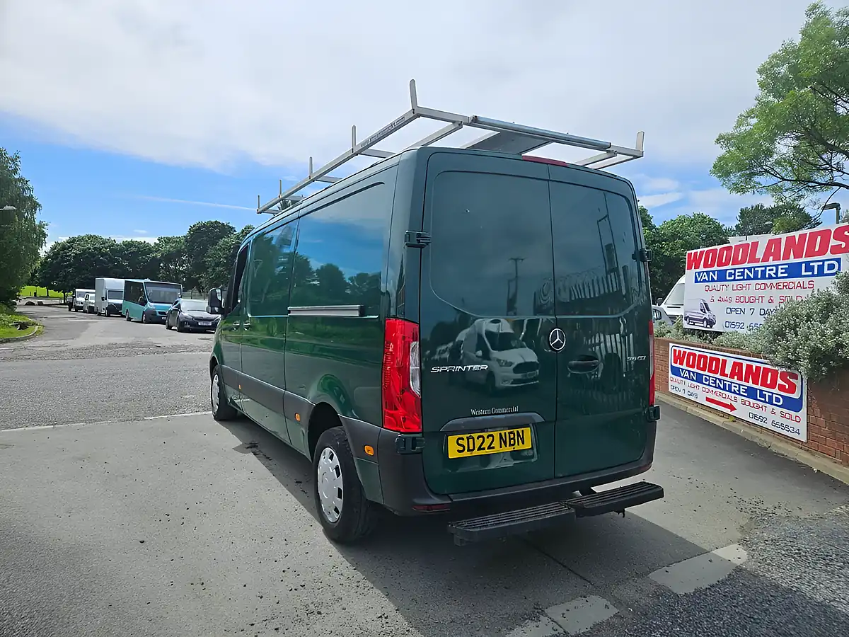 Used 2022 Mercedes-Benz Sprinter Premium Green - Interior and Exterior details 6