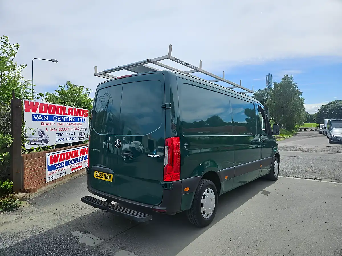Used 2022 Mercedes-Benz Sprinter Premium Green - Interior and Exterior details 8