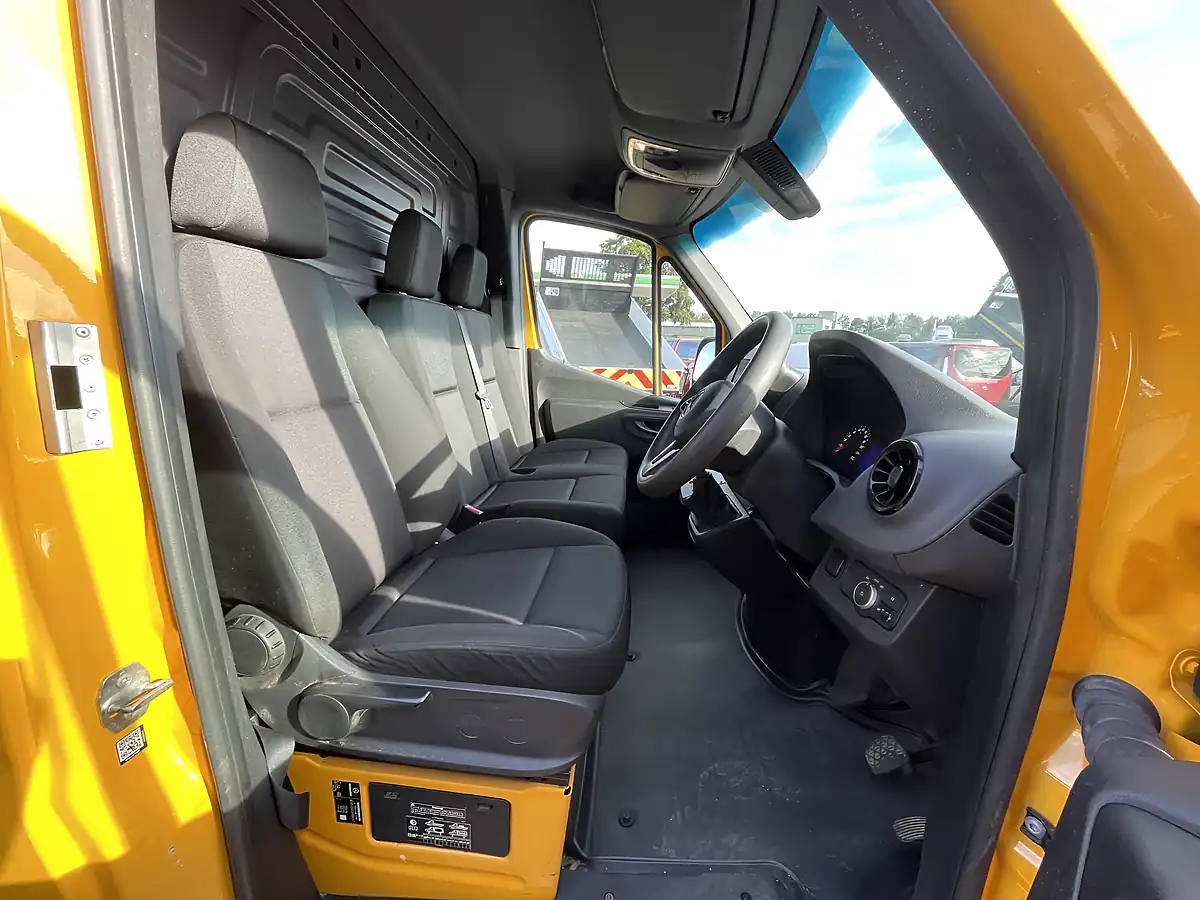 Used 2022 Mercedes-Benz Sprinter Premium L2H1 Yellow - Interior and Exterior details 10