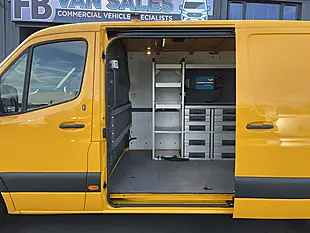 Used 2022 Mercedes-Benz Sprinter Premium L2H1 Yellow - Interior and Exterior details 14