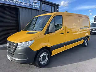 Used 2022 Mercedes-Benz Sprinter Premium L2H1 Yellow - Interior and Exterior details 4