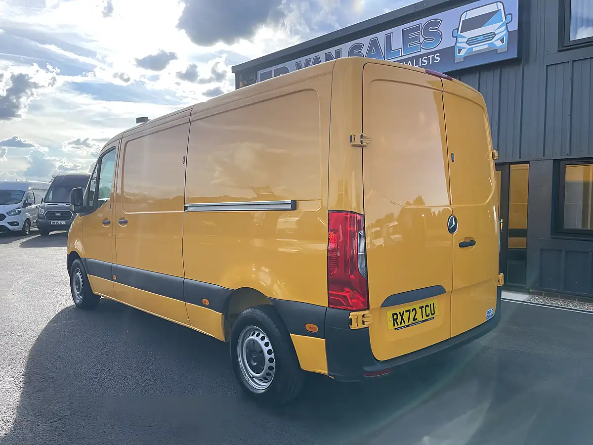 Used 2022 Mercedes-Benz Sprinter Premium L2H1 Yellow - Interior and Exterior details 5