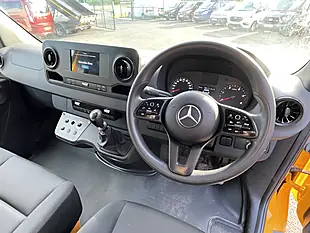 Used 2022 Mercedes-Benz Sprinter Premium L2H1 Yellow - Interior and Exterior details 8