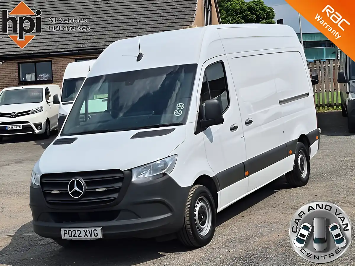 Used 2022 Mercedes-Benz Sprinter Progressive White - Front View