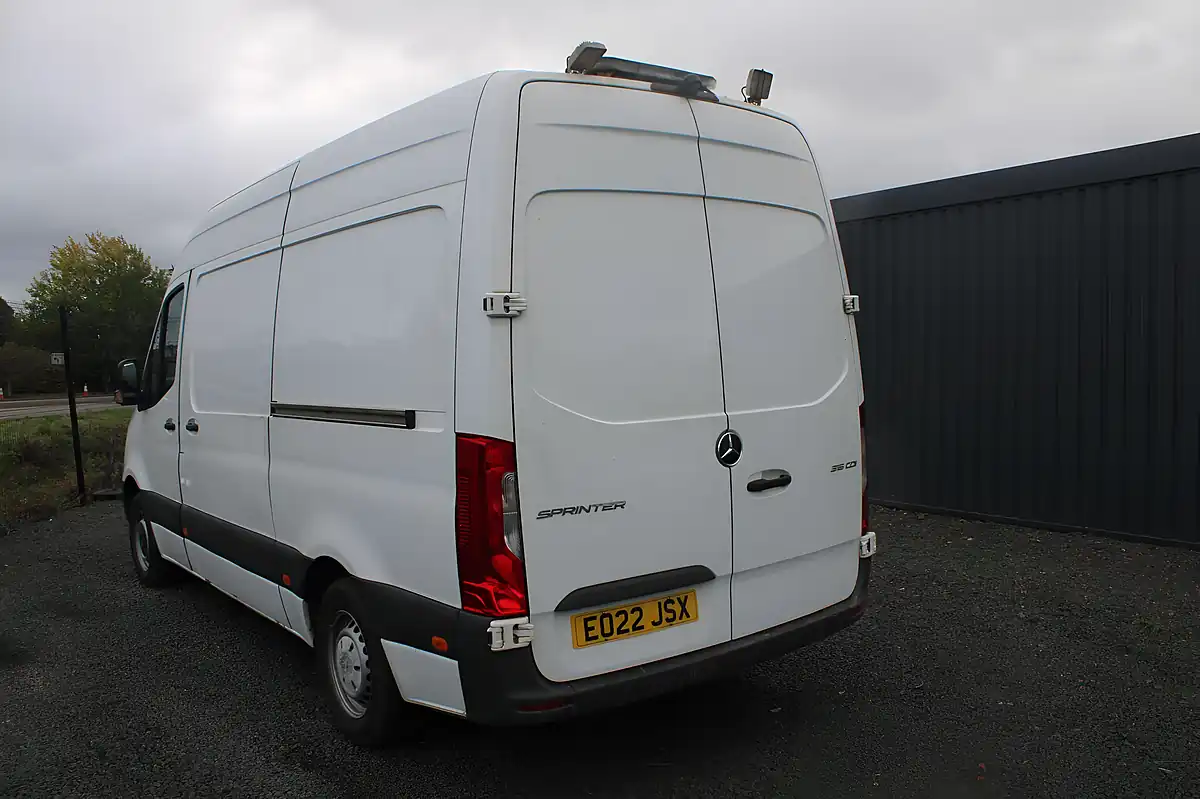 Used 2022 Mercedes-Benz Sprinter Progressive White - Interior and Exterior details 7