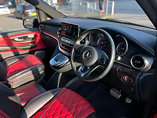 Used 2022 Mercedes-Benz V-Class AMG Line Obsidian Black - Interior and Exterior details 10