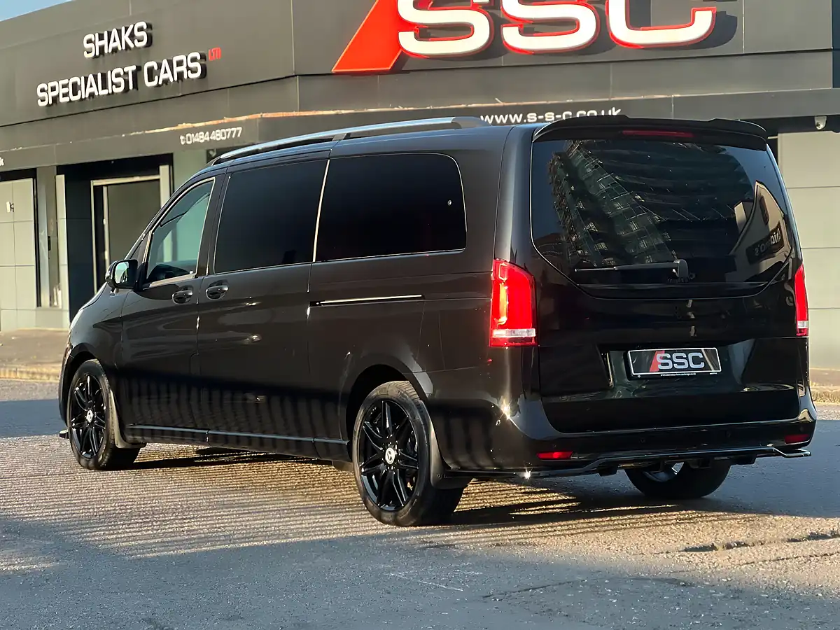 Used 2022 Mercedes-Benz V-Class AMG Line Obsidian Black - Interior and Exterior details 2