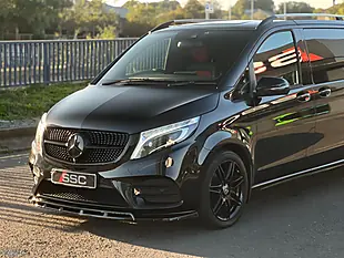 Used 2022 Mercedes-Benz V-Class AMG Line Obsidian Black - Interior and Exterior details 8