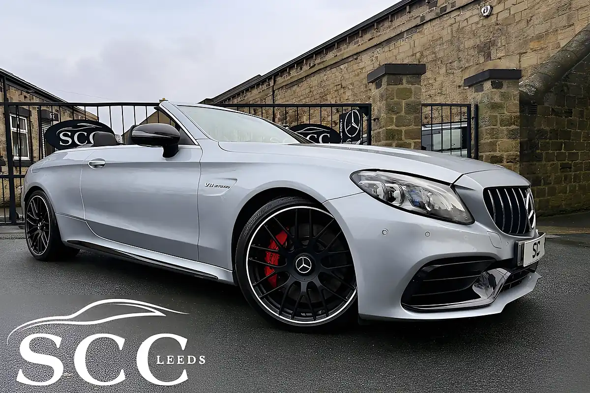 Used 2022 Mercedes C63 Premium Plus High Tech Silver - Front View