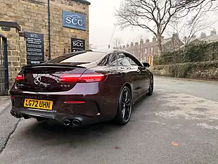 Used 2022 Mercedes E-Class Night Edition Premium Plus Rubellite Red - Interior and Exterior details 12