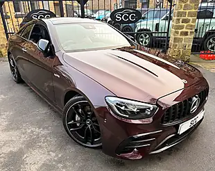 Used 2022 Mercedes E-Class Night Edition Premium Plus Rubellite Red - Interior and Exterior details 3