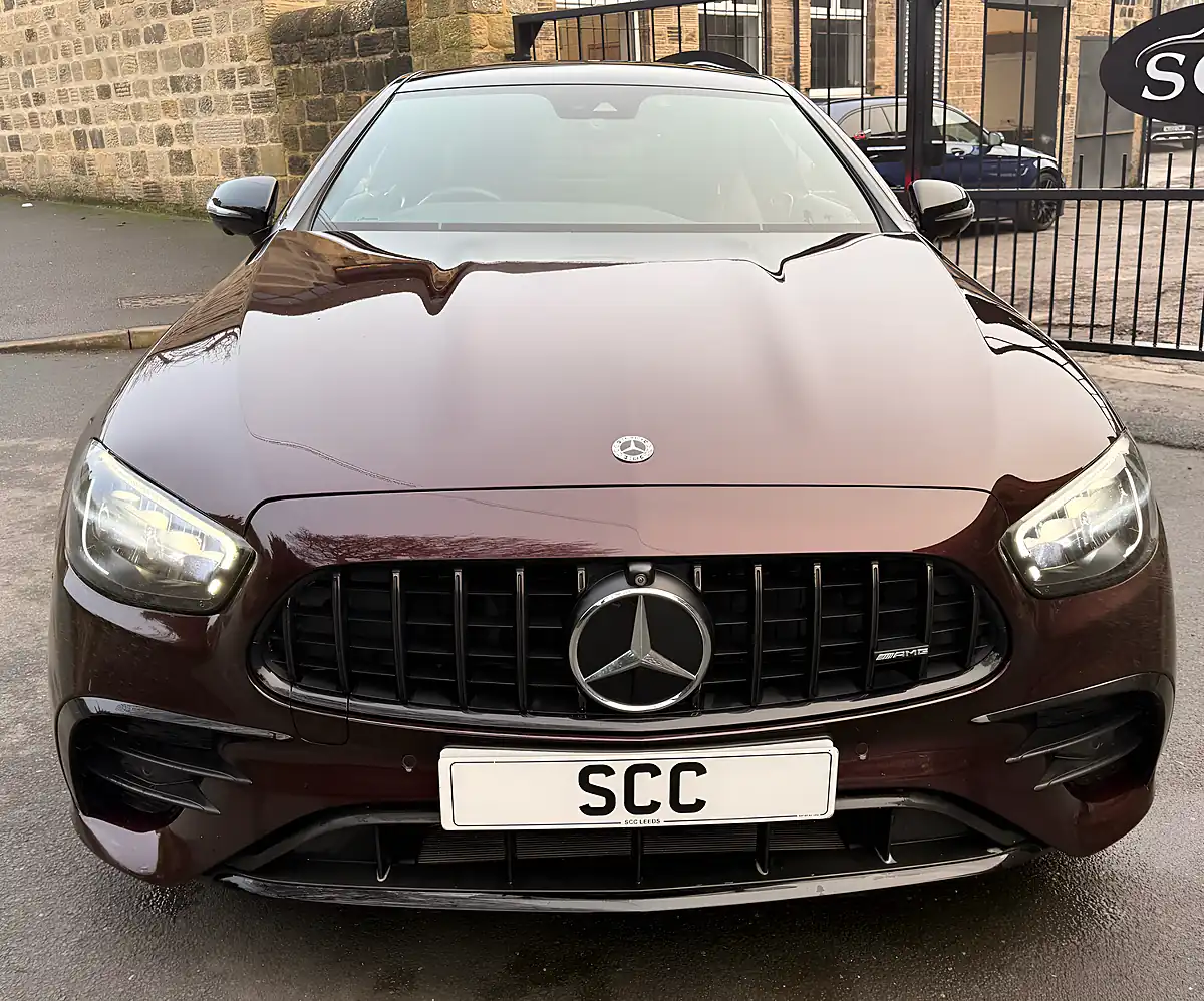 Used 2022 Mercedes E-Class Night Edition Premium Plus Rubellite Red - Interior and Exterior details 4