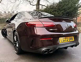 Used 2022 Mercedes E-Class Night Edition Premium Plus Rubellite Red - Interior and Exterior details 5