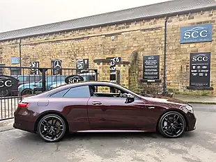 Used 2022 Mercedes E-Class Night Edition Premium Plus Rubellite Red - Interior and Exterior details 6
