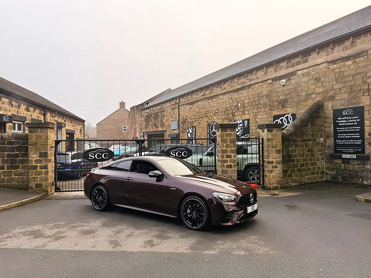 Used 2022 Mercedes E-Class Night Edition Premium Plus Rubellite Red - Interior and Exterior details 7