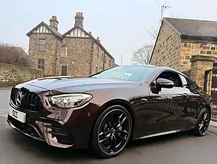 Used 2022 Mercedes E-Class Night Edition Premium Plus Rubellite Red - Interior and Exterior details 9