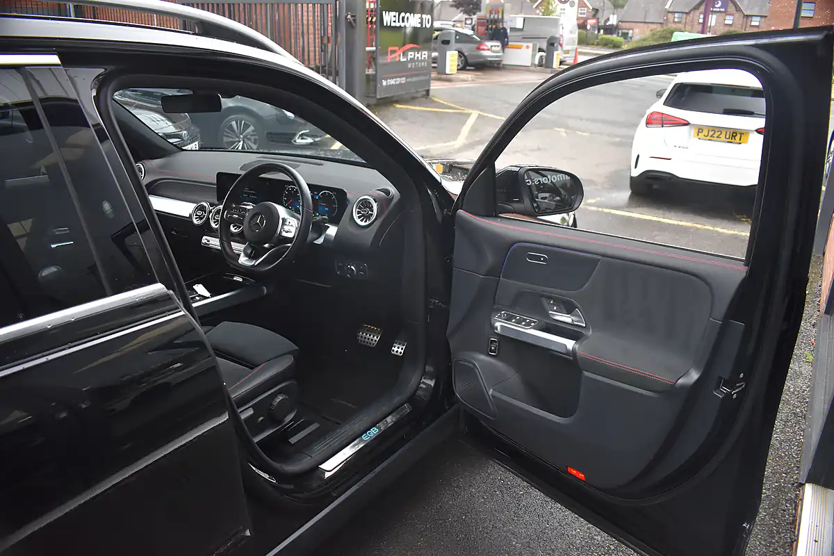 Used 2022 Mercedes Eqb AMG Line Cosmos Black - Interior and Exterior details 11